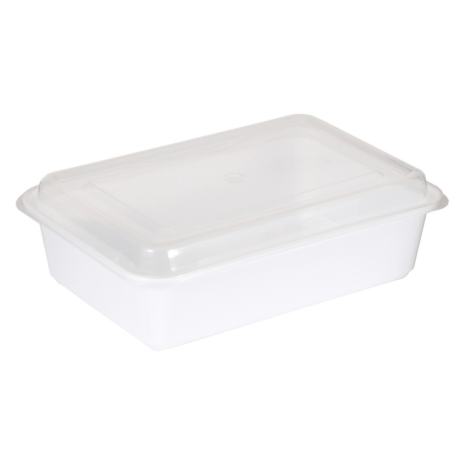 RECTANGULAR TAKE OUT PP CONT 1250ml w/LID 5/PK X 12/CS - Image 2