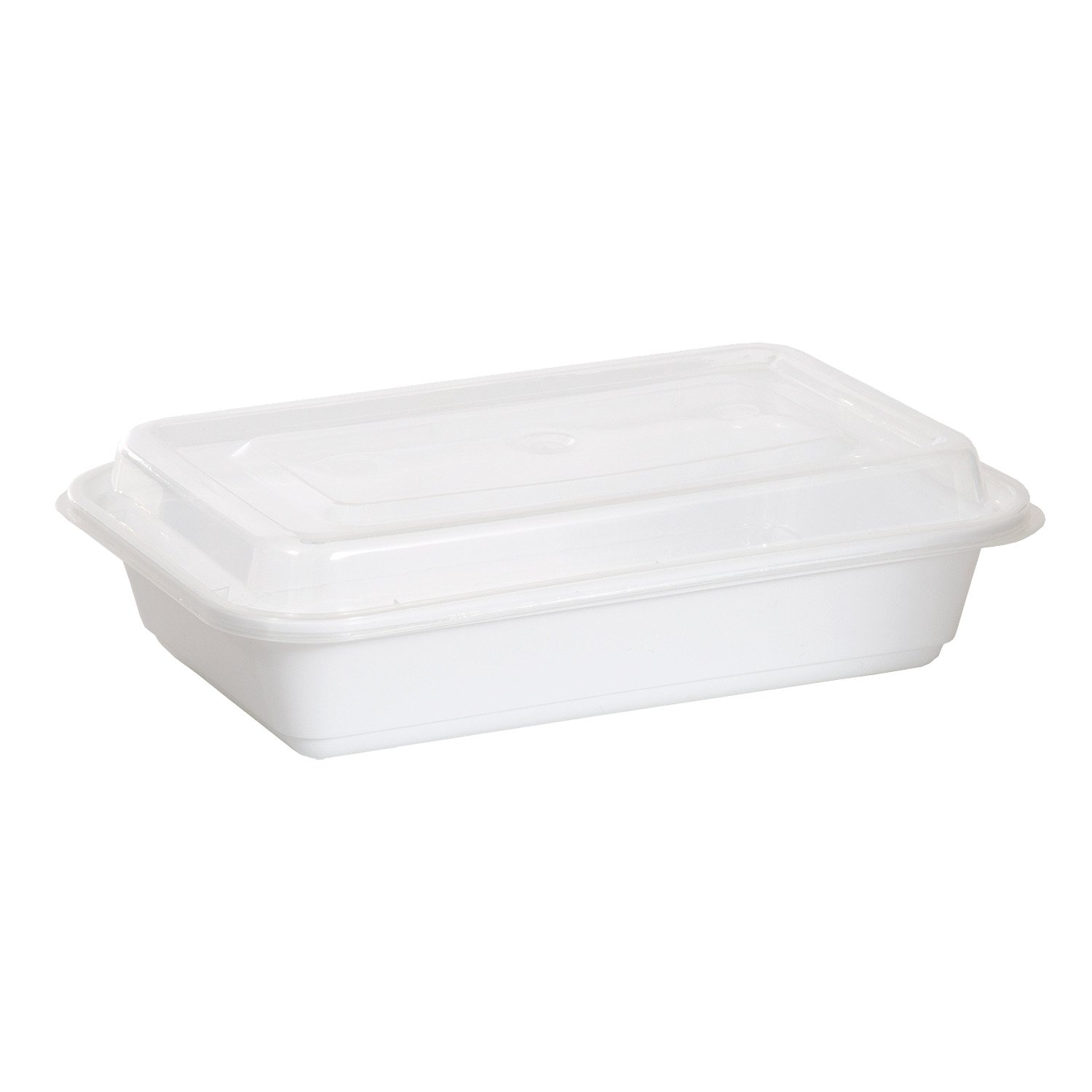 RECTANGULAR TAKE OUT PP CONT. 800ml w/LID 6/PK X 12/CS - Image 2