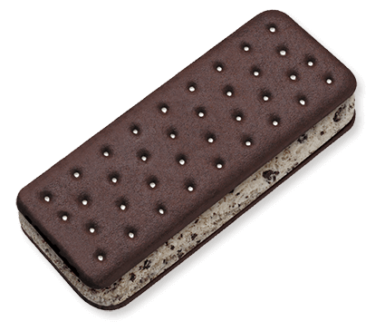 cookie n cream sandwich