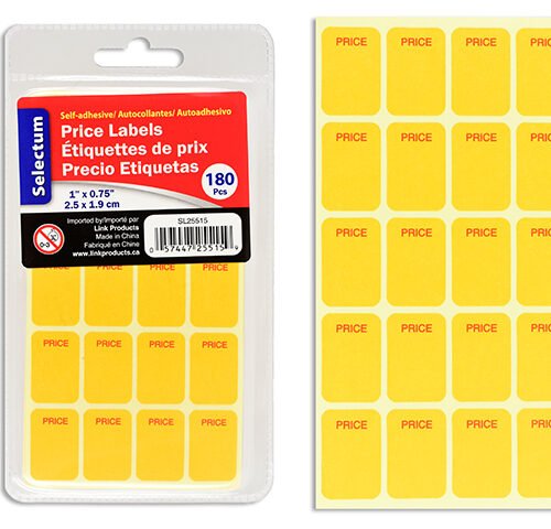 price labels