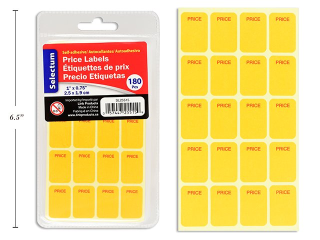 price labels