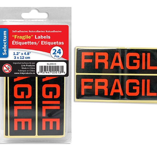 fragile labels