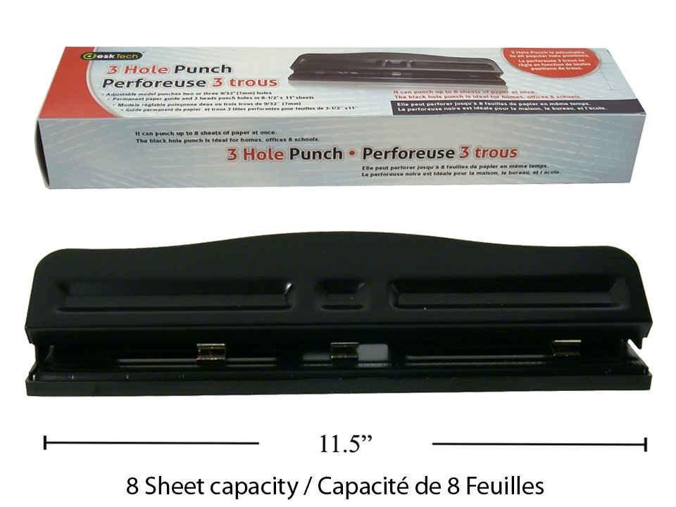 desk tech 3 hole punch