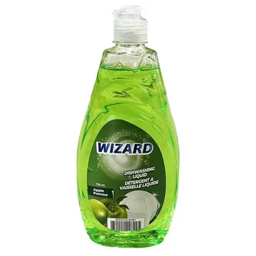wizard apple liquid dishwash (739ml)