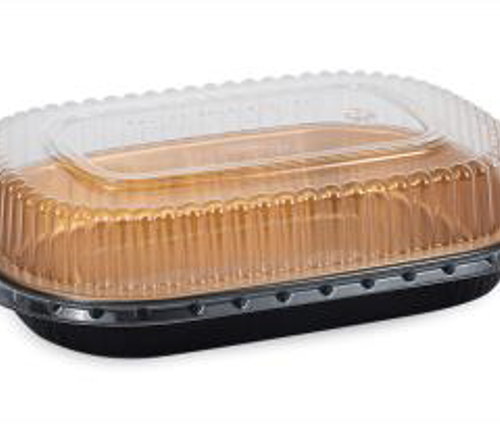 TITAN 22oz SM. BLK/GOLD ENTR CONT. HD LID 4x25 SETS/CS
