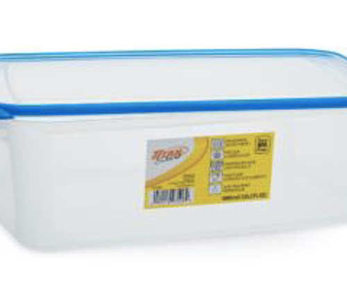 S-LARGE SHORT RECTANGLE FOOD CONTAINER 4.0L 24/CS