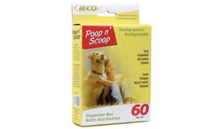iECO POOP-N-SCOOP BAGS 60/BX x 10/CS