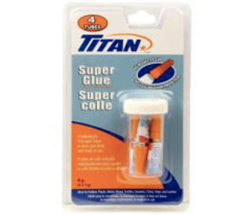 TITAN SUPER GLUE 1G 4/PK x (Bx/10)