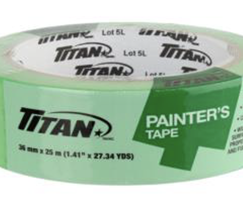 TITAN PAINTERS MASKING TAPE 36MM X 25M 24/CS
