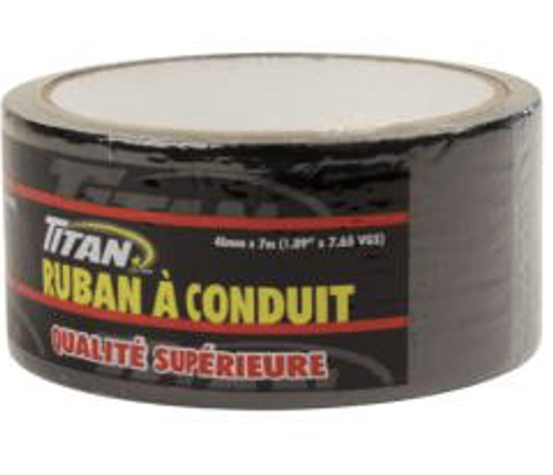 TITAN PREMIUM BLACK DUCT TAPE 48mm x 7m 24/CS