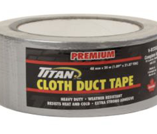 TITAN PREMIUM SILVER DUCT TAPE 48mm x 20m 15/CS