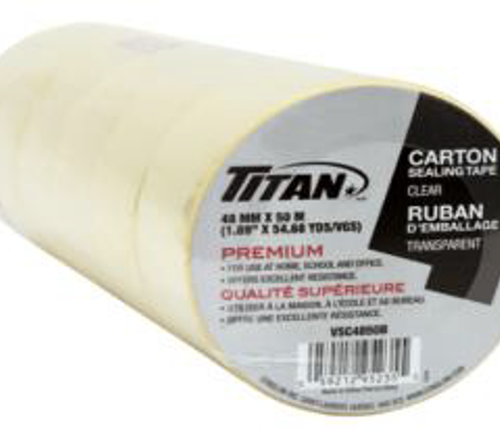 TITAN CLEAR TAPE 48mm x 50m 36/CS