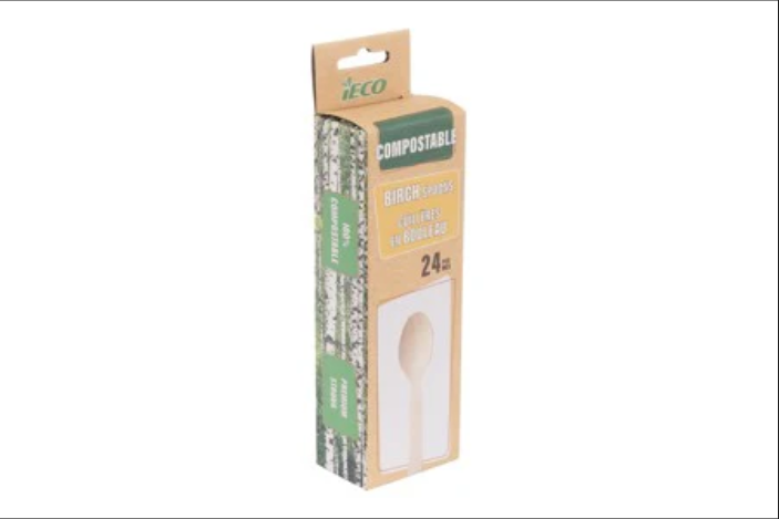 iECO BIRCH TEASPOONS 24/Pack (Bx/10)