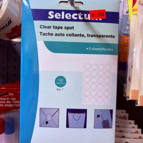 clear tape spot