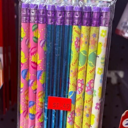 pencils with eraser