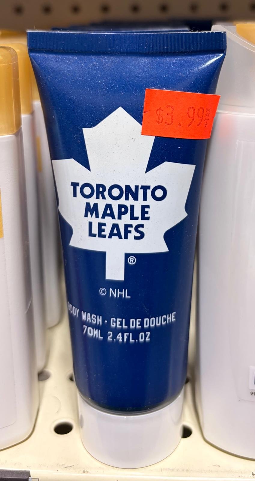 toronto maple leaf body wash