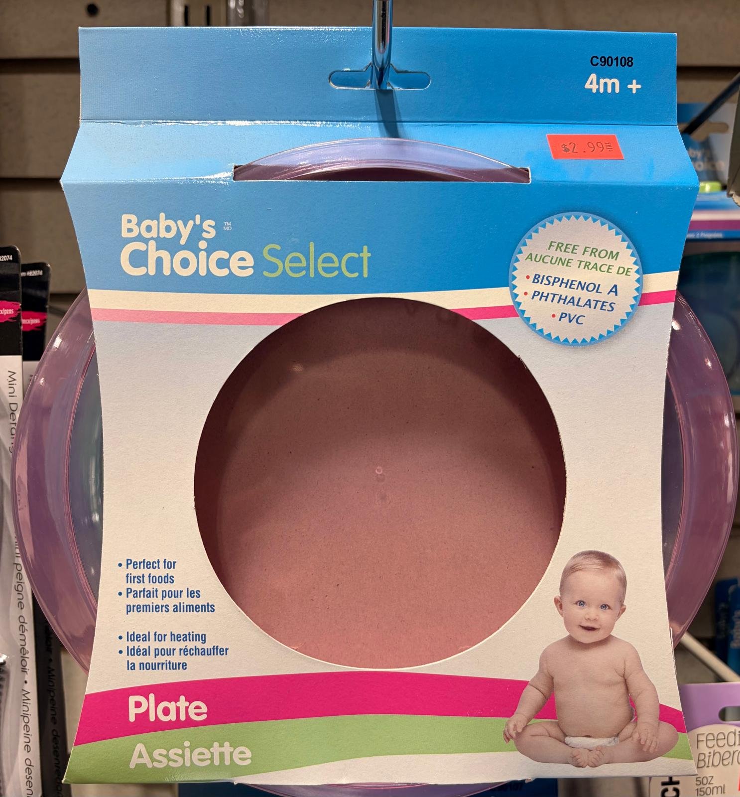 babys choice select plate