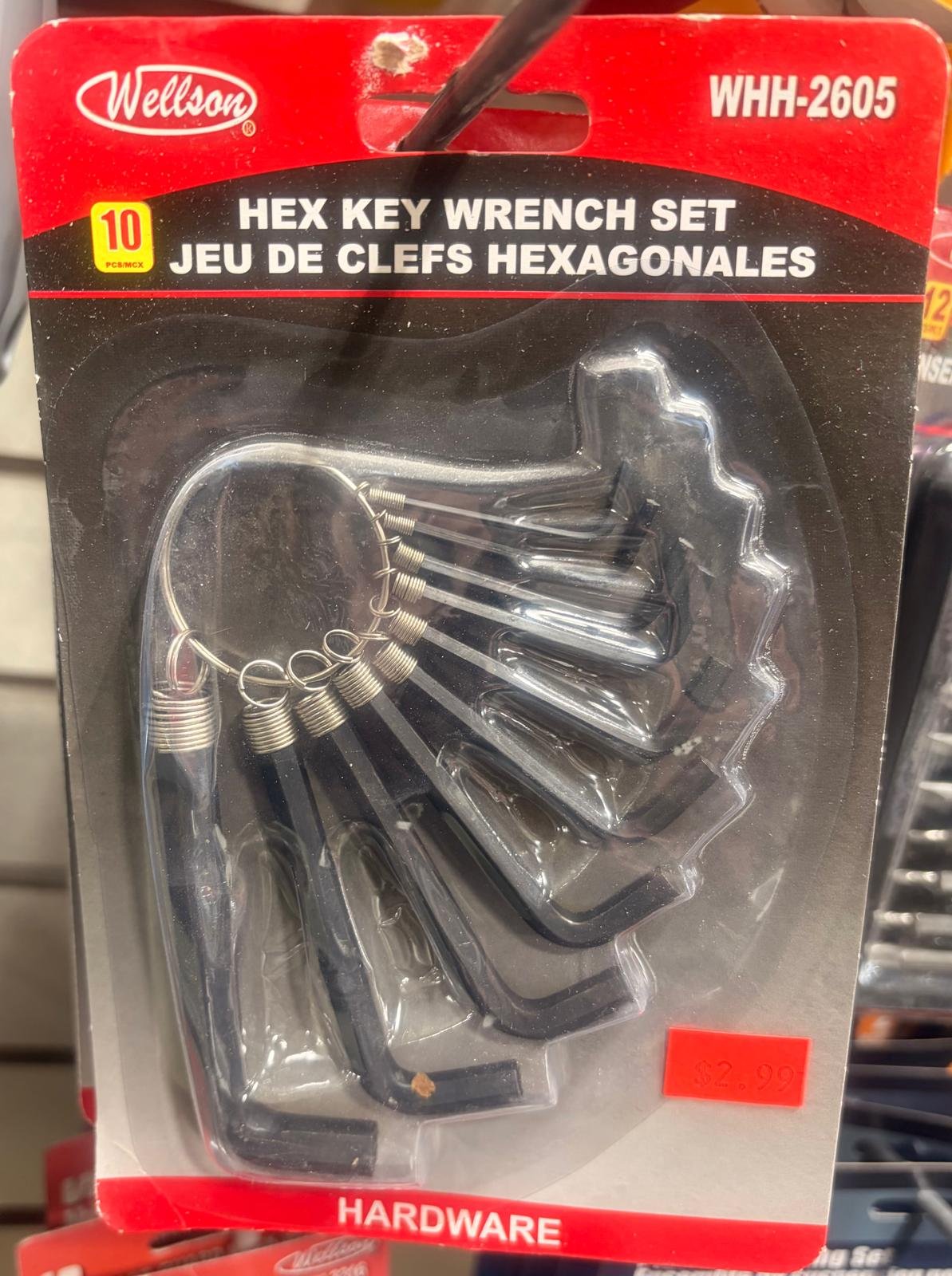 hex key wrench set