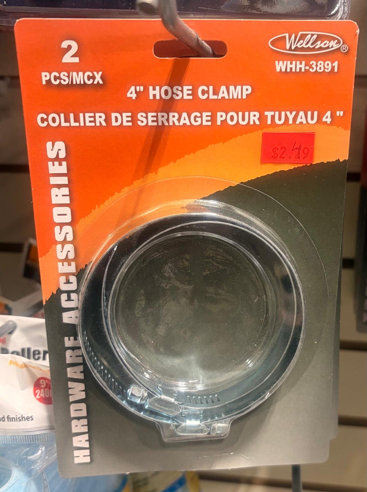 4" hose clamp