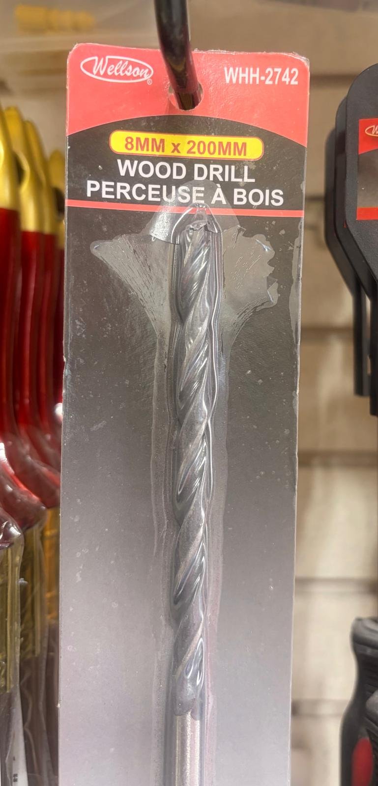 wood drill 8mm 200mm