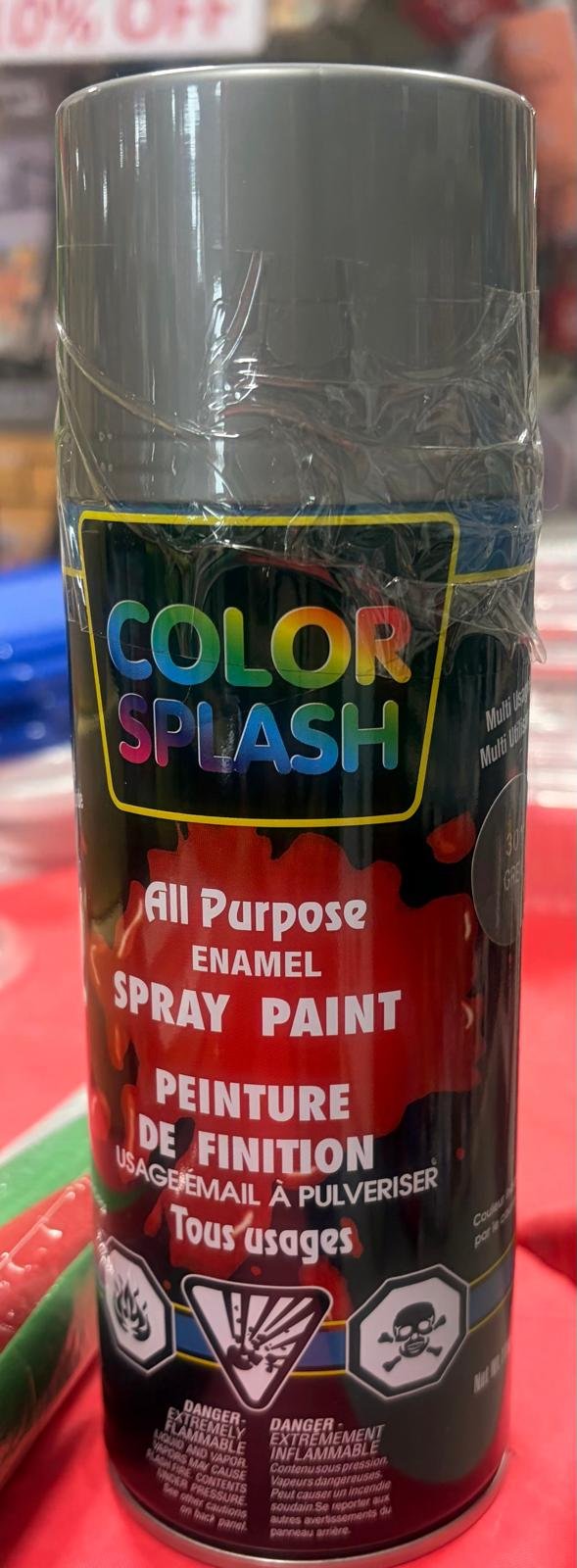 spray paint grey