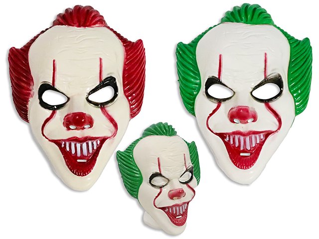 movie clown pvc mask
