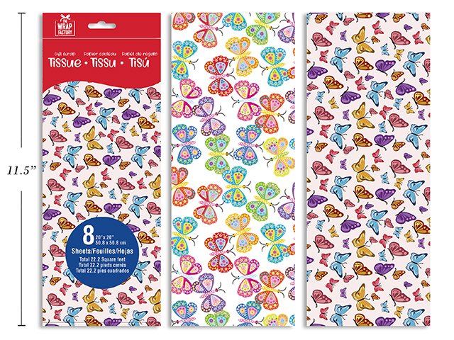 spring printed tissue (pk8)