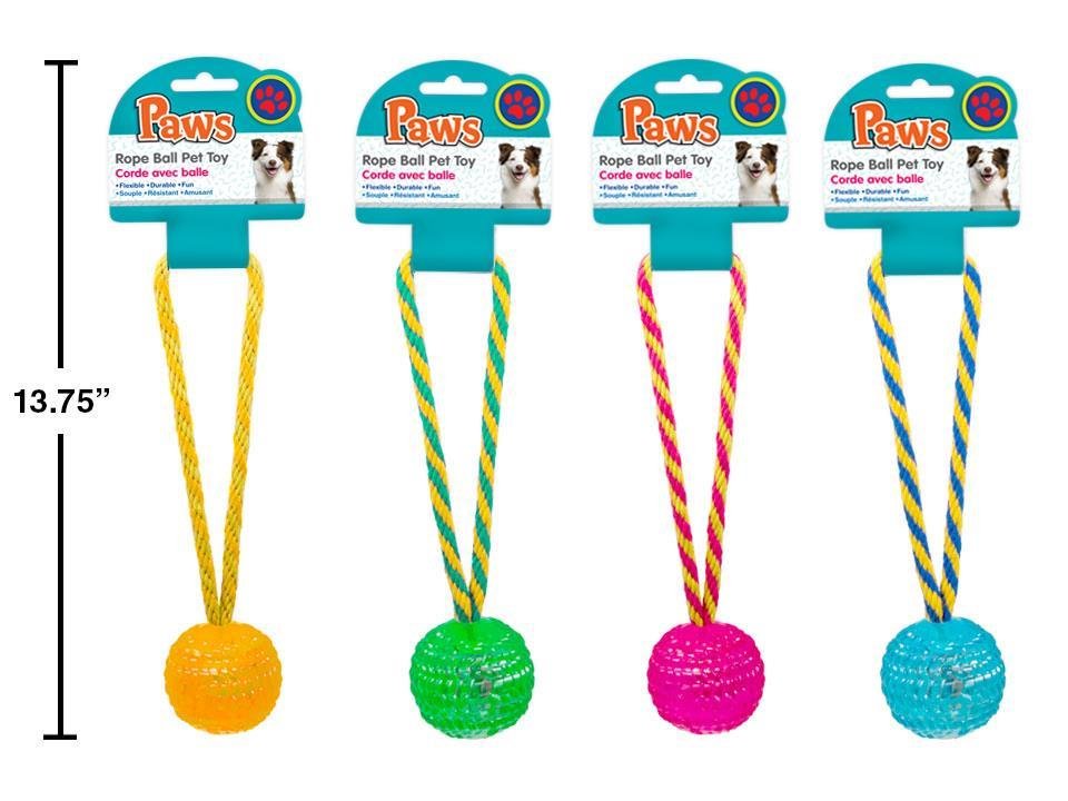 rope ball pet toy