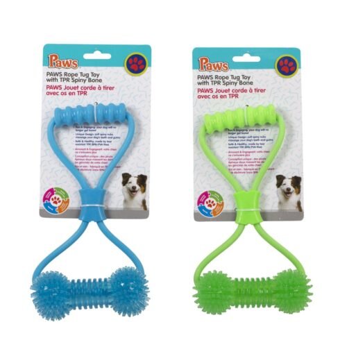 paws rope tug toy