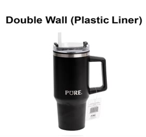 dbl wall tumbler w/straw