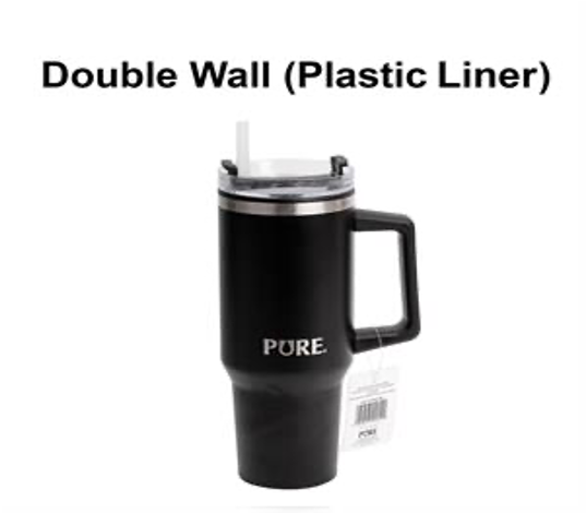 dbl wall tumbler w/straw