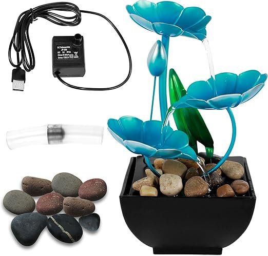 water fountain decor usb
