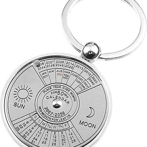 50 yr calender keychain