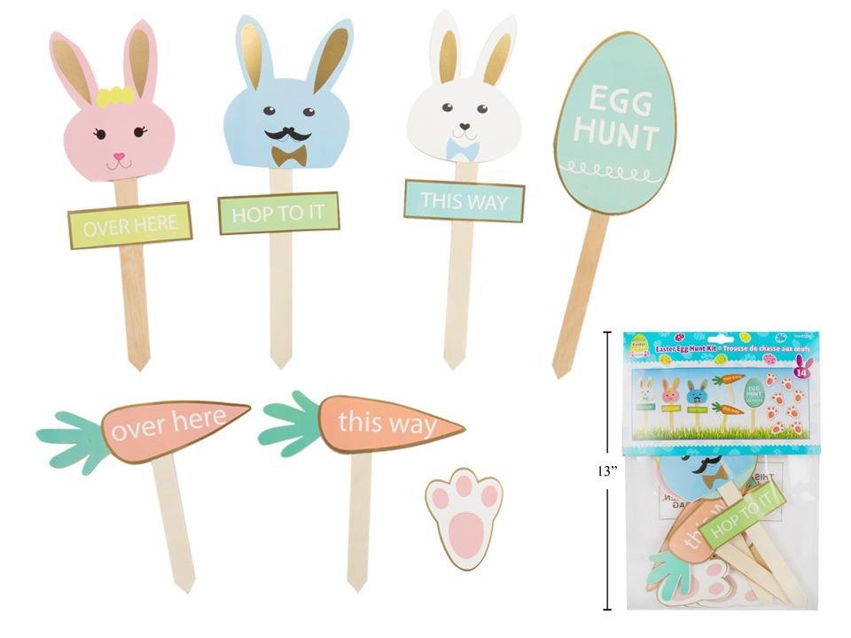 easter egg hunt kit (pk4)