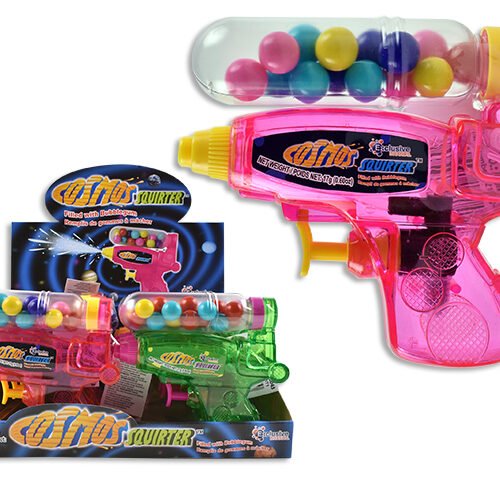 cosmo squirter water gun w/gumballs