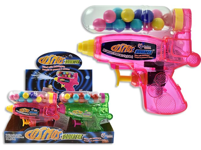 cosmo squirter water gun w/gumballs