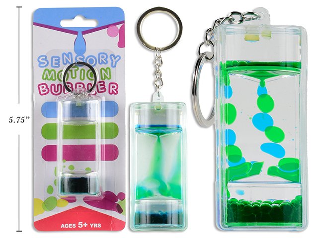 motion bubbler keychain