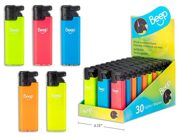 wind resistant refillable lighter