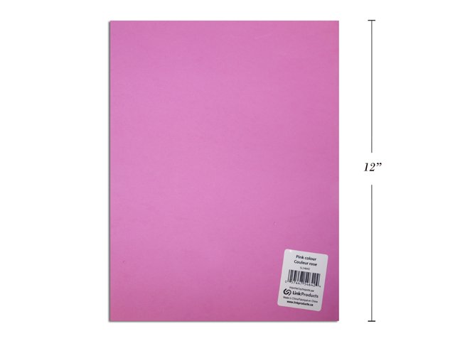 eva foam sheets pink, 9x12" 2 mm