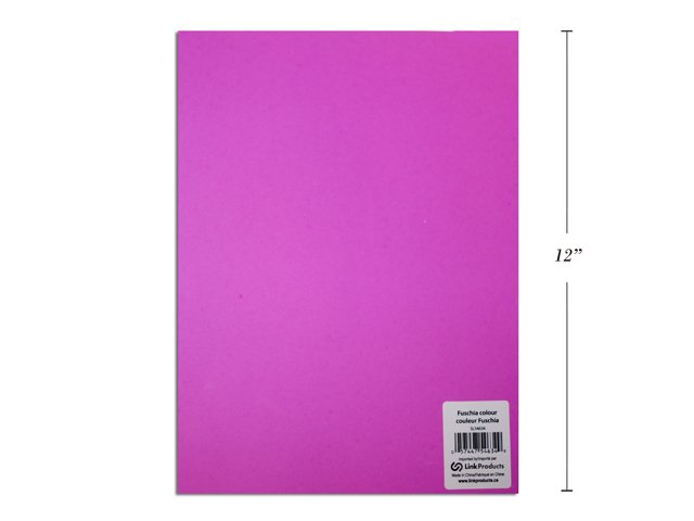 eva foam sheets fuscha, 9x12" 2 mm