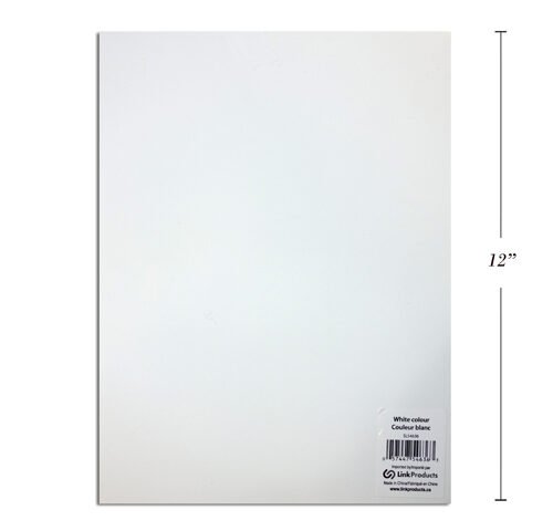 eva foam sheets white, 9x12" 2 mm