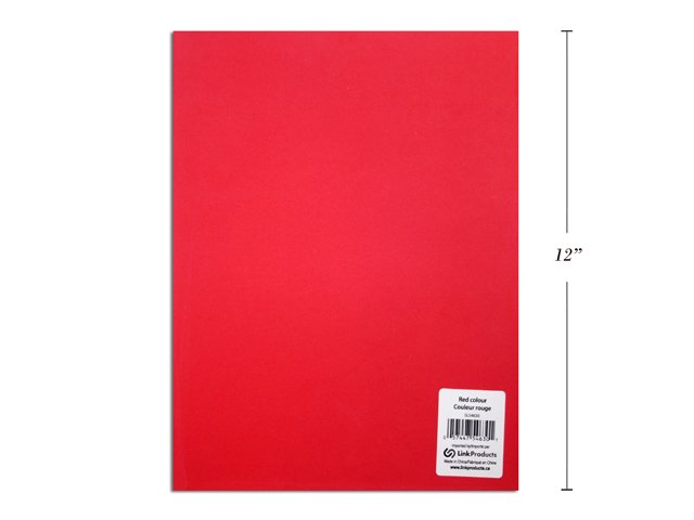 eva foam sheets, red 9x12" 2 mm