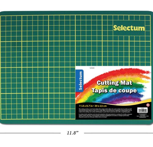 green cutting mat 11.8x8.7"