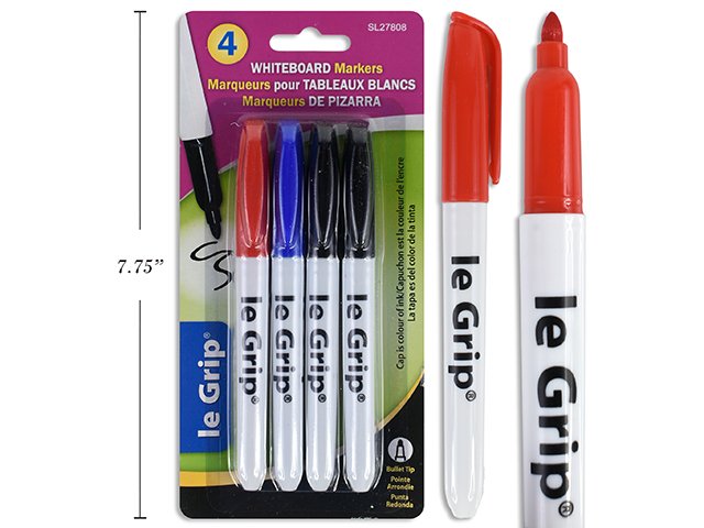 whiteboard markers (pk/4)