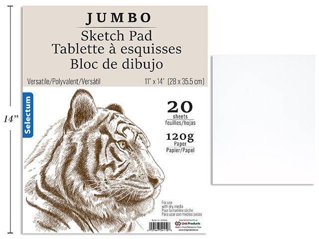 jumbo sketchpad 20sheets