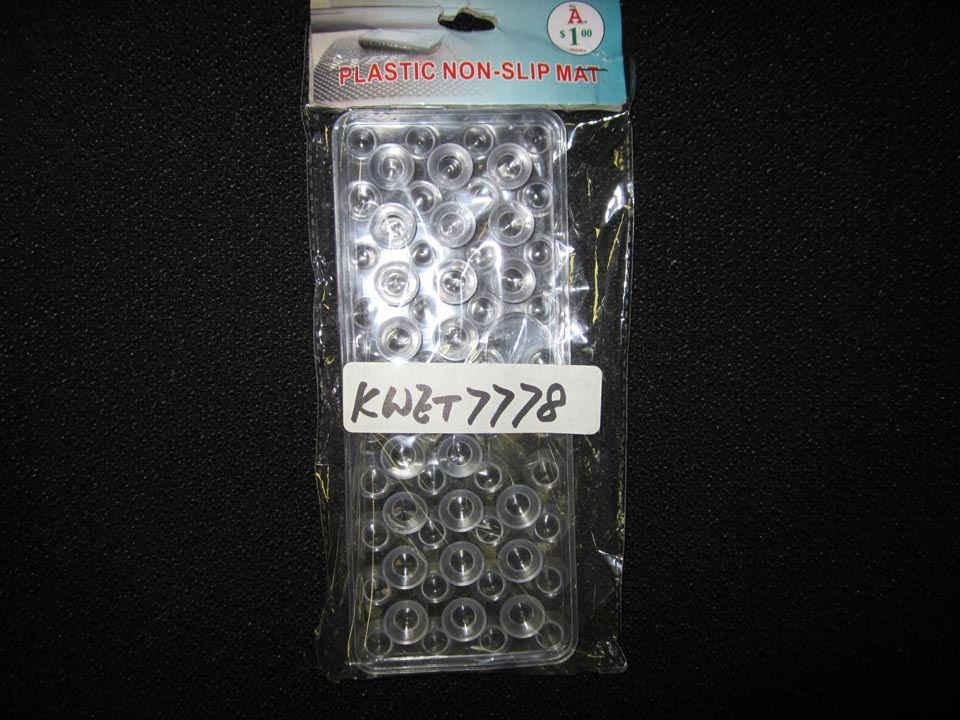 plastic clear non slip mat