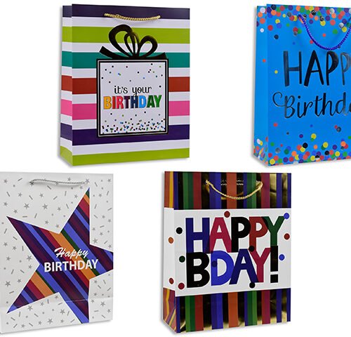 hbd gift bag xl 31x42x12cm
