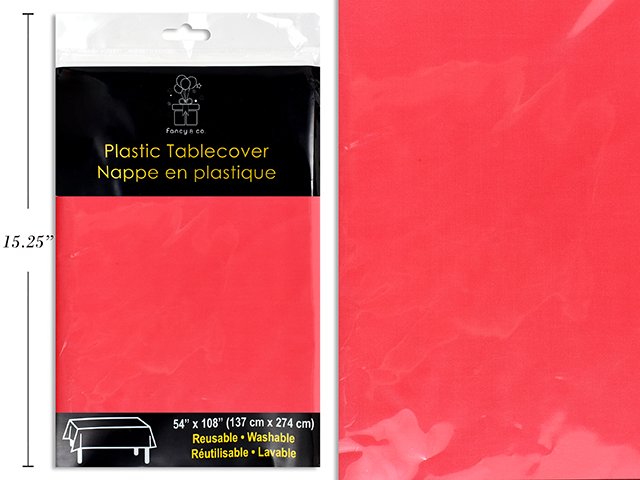 red table cover 54x108"