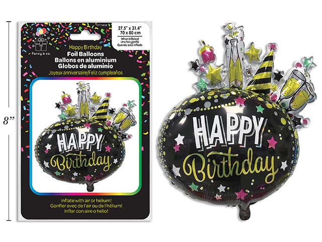 hbd celebration balloon 70x80cm