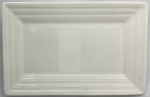 platter 10x6.5x1 white